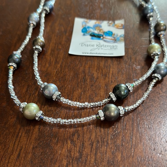 EUC Diane Katzman Design Layered necklace - Picture 2 of 2